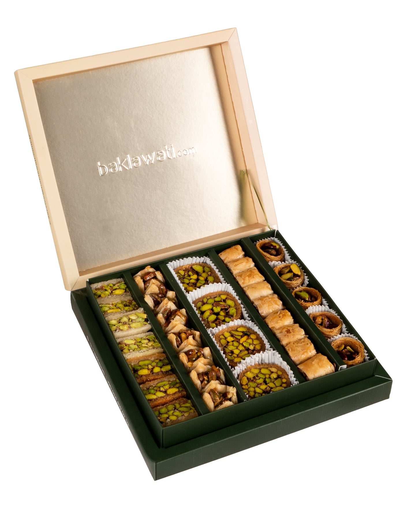 Antep Fıstıklı Kadayıflı Karışık Baklava Kutusu