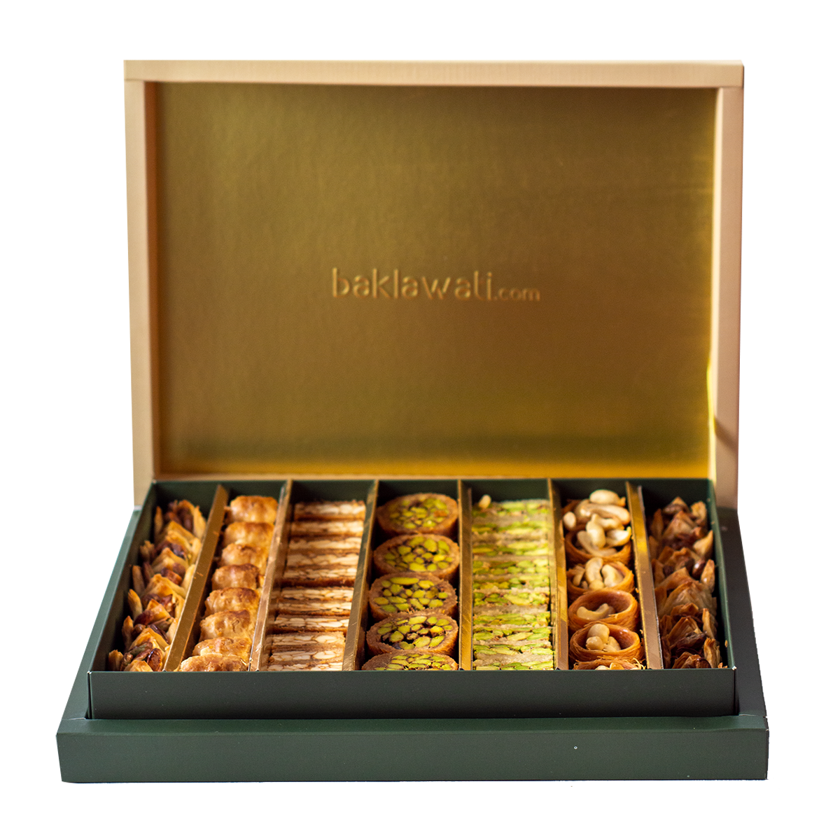 Lüks Antep Fıstıklı Ve Kajulu Tatlı Kutusu
