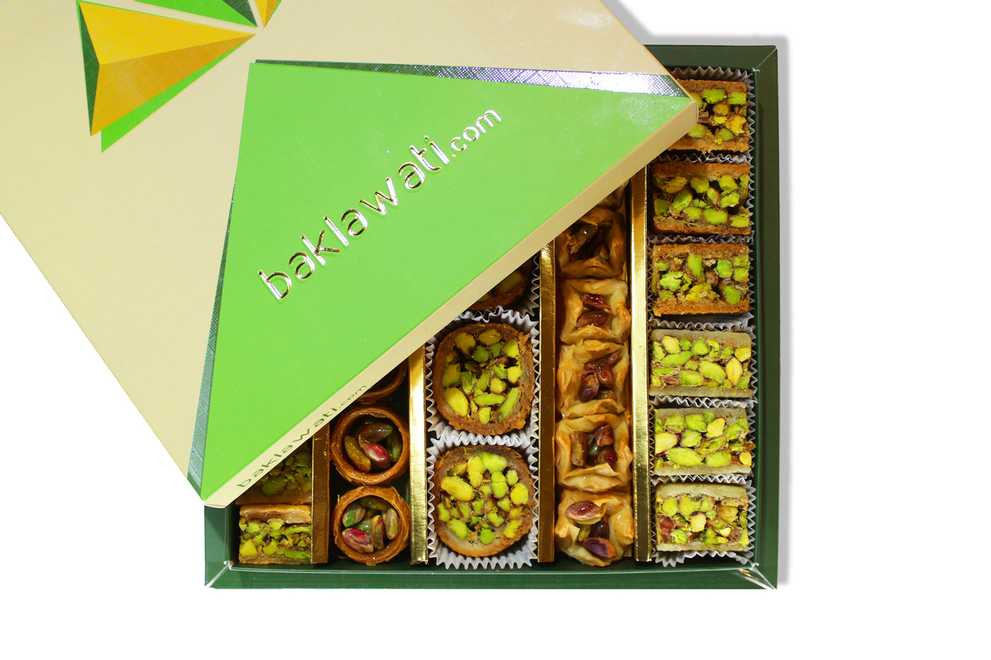 Antep Fıstıklı Kadayıflı Karışık Baklava Kutusu