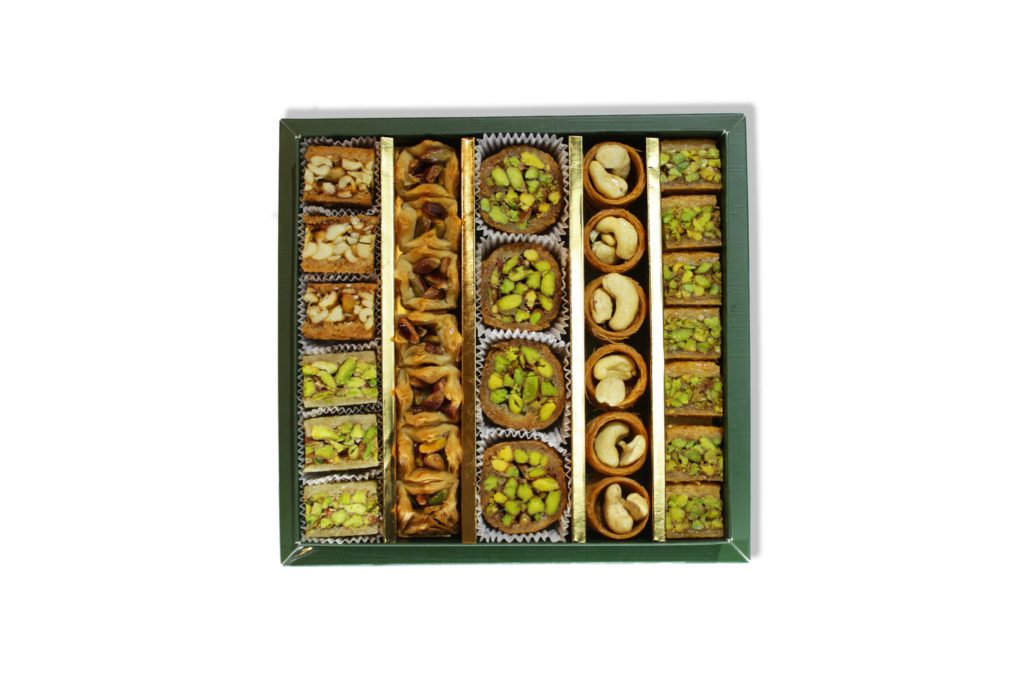 Lüks Antep Fıstıklı Ve Kajulu Tatlı Kutusu