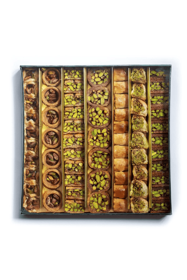 Antep Fıstıklı Kadayıflı Karışık Baklava Kutusu