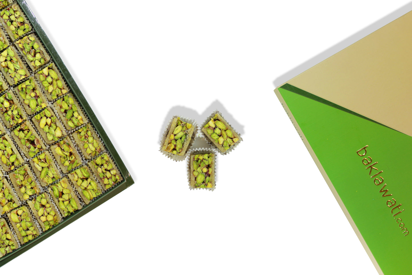 Soğuk Tepsi Kadayıflı Fıstıklı Baklava Belluriye