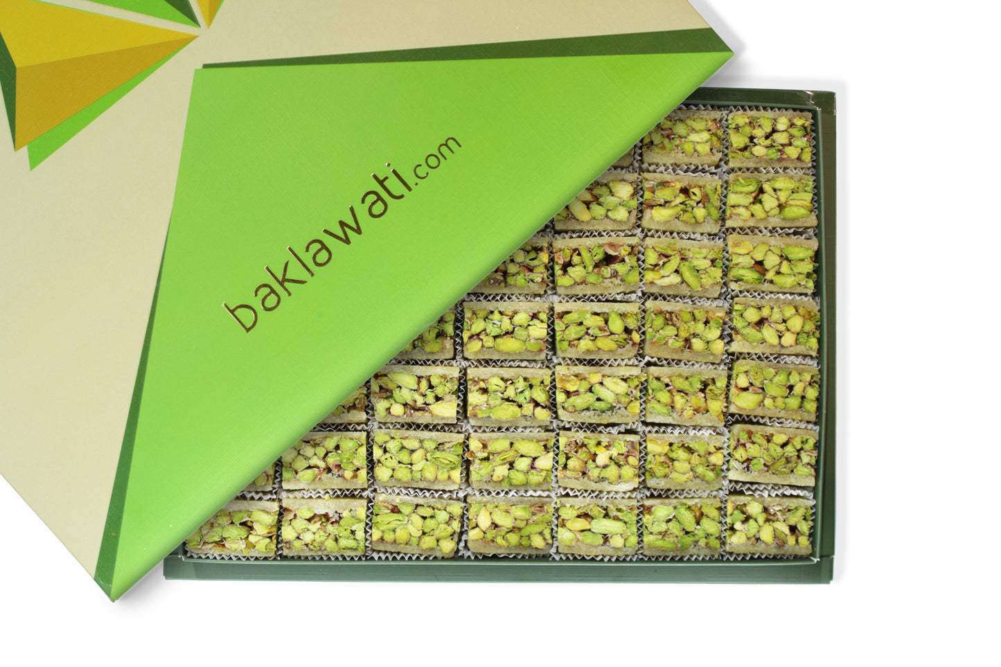 Soğuk Tepsi Kadayıflı Fıstıklı Baklava Belluriye